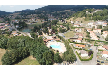 Piscine - snack - camping St Just en chevalet commune